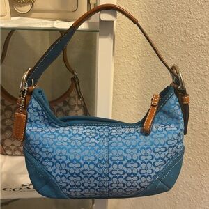 Blue Coach Bag